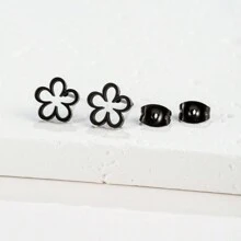 1 Pair Of Simple And Sweet Floral Earrings For Women Are Perfect For Everyday Wear, Holidays And Dates, And Can Also Be Used As The Perfect Gift