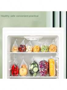 Airtight Food Bag Household Thickened Food Airtight Bag Refrigerator Storage Bag With Airtight Plastic Bag Food Delivery Bag Moisture-Proof Bag Reusable Plastic Bag Dry Fruit Airtight Storage Bag