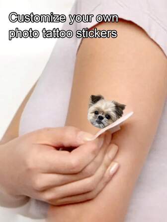 30-300Pcs Custom Temporary Tattoos,Personalized Fake Tattoos,Customized Temporary Tattoos,Customizable Photo And Picture Birthday Tattoo Stickers,Anniversaries,Wedding Gifts,Valentine's Day,Graduation Ceremonies,Birthday Gifts,Ideal Gifts For Him/Her,Friends,Men,Women,Family