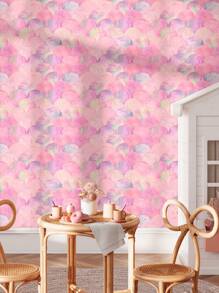 Pink Arc Peel And Stick Wallpaper, Waterproof, Removable, Room Decor Wall Sticker, Wall Mural, Home Decor, Wall Art, Wall Decor, 17.7*118.1inch - Nhiều màu - Xem 8
