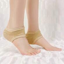 2pcs Silicone Heel Protector For Dry And Cracked Heels. Unisex Gel Heel Pad, Sock Filler For Men And Women