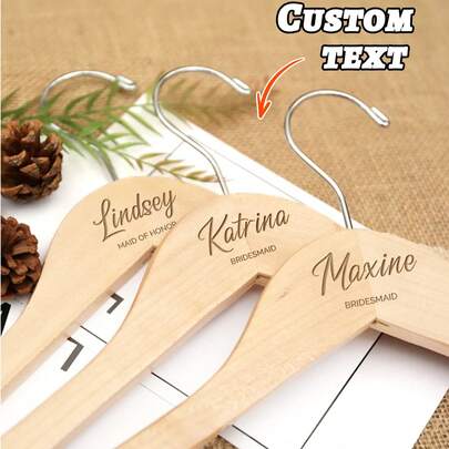 Bridesmaid Hangers Personalized Bridesmaid Hangers Wedding Hangers Bride Hanger Personalized Wedding Hanger Bridal Hanger Bride Engraved,Multi-Functional,Anti-Mold,Ornamental,Exquisite,Stylish,High-Quality,Adorable,Modern,Custom,Unique,Personalized,Ideal Gifts For Him,Ideal Gifts For Her,Her,Boyfriend,Girlfriend,Dad,Mom,Family,Friends,Son,Daughter,Kitchen,Dining Room,Bedroom,Office,Living Room,Home,Garden,Tea Room,For Anniversaries,For Birthdays,For Housewarming,For Graduation,Graphic Print,Jewelry Organizer