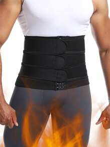 1 件男士户外运动三合一腰部修身腰带，健身腰部训练器，排汗增强剂，适合锻炼、瑜伽、运动、春夏季