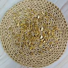 100 件迷你减压装饰金条块，合金材料，微型世界金块，派对魔术道具 - 彩色 - 查看 6