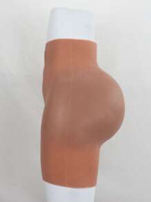 Bestselling Fashionable Brown Silicone Butt Enhancing Shapewear Panty, Sexy Realistic Buttocks Design, 0.8-2cm Thick Soft Silicone For Enhancing Buttocks Contour