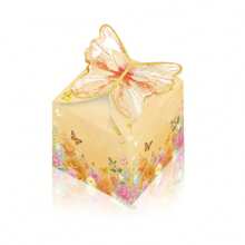 3pcs Butterfly Party Gift Box, Pink Purple Floral Gift Box Paper Butterfly Decoration Bridal Shower Wedding Anniversary Birthday Party