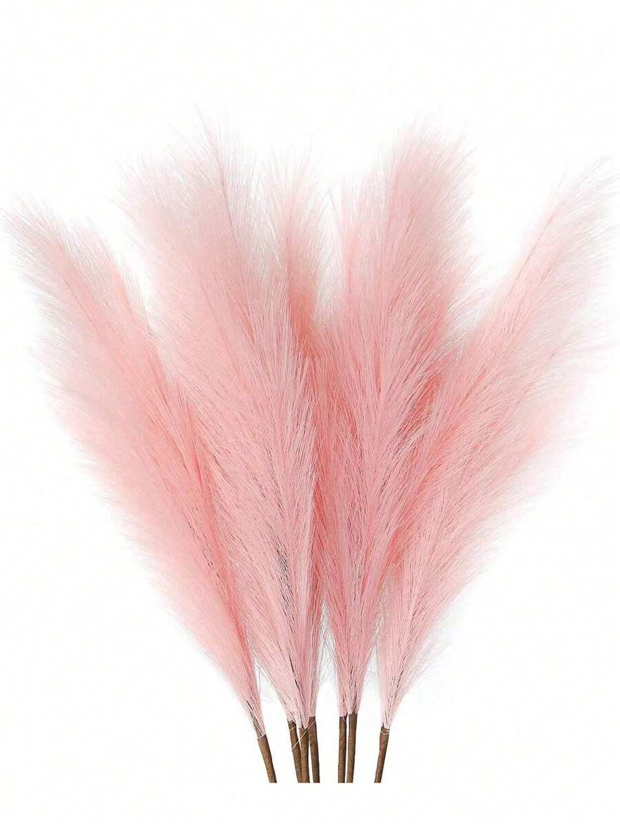 10/20/30 件人造蒲苇，人造植物，波西米亚风格装饰，家居装饰，房间装饰，花瓶填充物，婚礼装饰，圣诞装饰，春季装饰，秋季装饰，秋季 - 淺粉色 - 查看 1