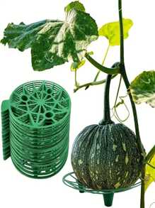5/10pcs. Plastic Watermelon Support Pallet - Anticorrosion, Sturdy Blue Tray For Garden And Farm Fruit Displays, Perfect For Melons And Large Fruits