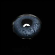 1副14.5毫米软性隐形眼镜，年抛型，时尚美妆隐形眼镜，万圣节服装配饰 - 藍色 - 查看 5