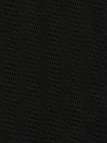 男士休闲抽绳腰斜口袋图案户外时尚短裤 - 黑色 - 查看 3