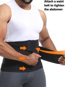 1 件男士户外运动三合一腰部修身腰带，健身腰部训练器，排汗增强剂，适合锻炼、瑜伽、运动、春夏季