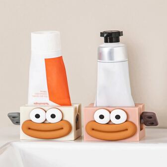 1PC Portable Sausage Mouth Toothpaste Squeezer, Bathroom Toothpaste Organizer, Manual Toothpaste Dispenser, Face Cleanser, Hand Cream Clip Home Bathroom Decor Fall Decor Back To School