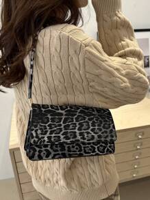 Simple Chic Plain Retro Elegant Shoulder Bag - Multicolor - View 4