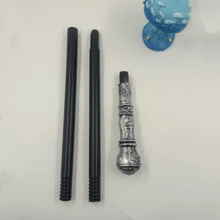 1 件 Cosplay 塑料蛇头权杖道具，埃及法老王魔术师权杖，吹塑工艺品（DIY 组装玩具），PVC 连衣裙，蟒蛇，权杖道具，白色羽毛蟒蛇，沉睡魔咒，男士手杖