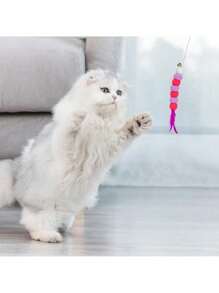 Interactive Cat Toy With Elastic Rope And Imitation Caterpillar Design - Promotes Exercise And Mental Stimulation For Cats