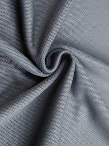 3 件装多色加大码男士网眼轻薄短袖休闲上衣，适合居家和户外穿着