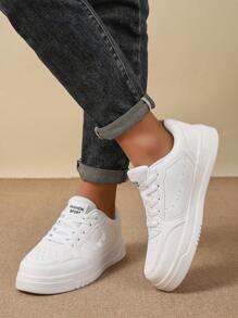 Chaussures de couple, taille 36-45, chaussures décontractées pour femmes et chaussures de sport pour hommes, chaussures plates à lacets à semelle souple et confortable pour hommes, baskets légères basses pour un port quotidien