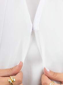 1 buc Set Hijab Musulman Casual pentru Femei, Eșarfă Subțire din Șifon cu Închizătoare Magnetică, Potrivit pentru Toate Sezoanele