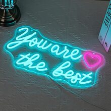 Customized LED Neon Sign With Multiple Fonts & Patterns, USB Powered Wall Decor For Bedroom, Salon, Bar, Kids Room, Store Opening, Personalized Gift For Birthday & Wedding Party, Pink Room Decor - Multicolor - View 8
