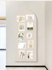 1pc Felt Arch Wall Decal, Background Photo Wall Memo Board,School Supplies,Back To School