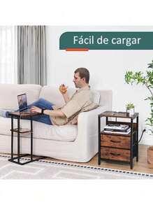 Minimalist Bedroom Dressers Charging Station With 2 Drawers