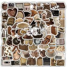 100 张复古小物件贴纸美观乙烯基贴纸贴花剪贴簿、日记本、笔记本电脑、保险杠、滑板、水瓶、电脑、电话 - 彩色 - 查看 1