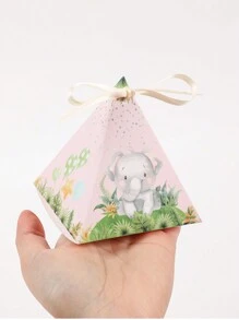 12 hộp quà mini hình tam giác chủ đề động vật rừng kèm ruy băng, quà sinh nhật chủ đề động vật rừng hỗn hợp, trang trí tiệc, hộp đựng sô cô la quà tặng tự làm cho tiệc mừng em bé (kèm ruy băng), đồ dùng đóng gói quà tặng cho các sự kiện ngày lễ, quà tặng nhỏ cho bữa tiệc. - Động vật hỗn hợp - Xem 7