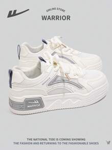 WARRIOR 1 Paar Damen Segeltuch Schnürschuhe, gepolstert stoßabsorbierend rutschfest komfortable Plateau Lässig Outdoor Sneaker mit niedrigem Schaft
