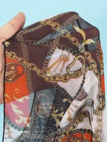 Pantalones de cobertura de playa de tela de malla de secado rápido y elástica con estampado retro de lujo en varios colores para días de verano para mujeres