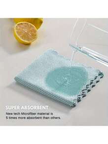 5/10/20/30PCS Microfiber Glass Cleaning Cloth Rag Lint-Free For Windows Car Kitchen Mirror No Trace Reusable Fish Scale Rag Polishing(Random Color