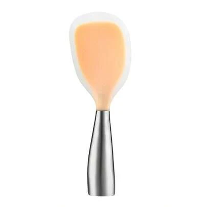 Cuchara de silicona antiadherente, olla antiescaldado para arroz, cuchara resistente a altas temperaturas, utensilios de cocina duraderos, 1 Uds. VDQE