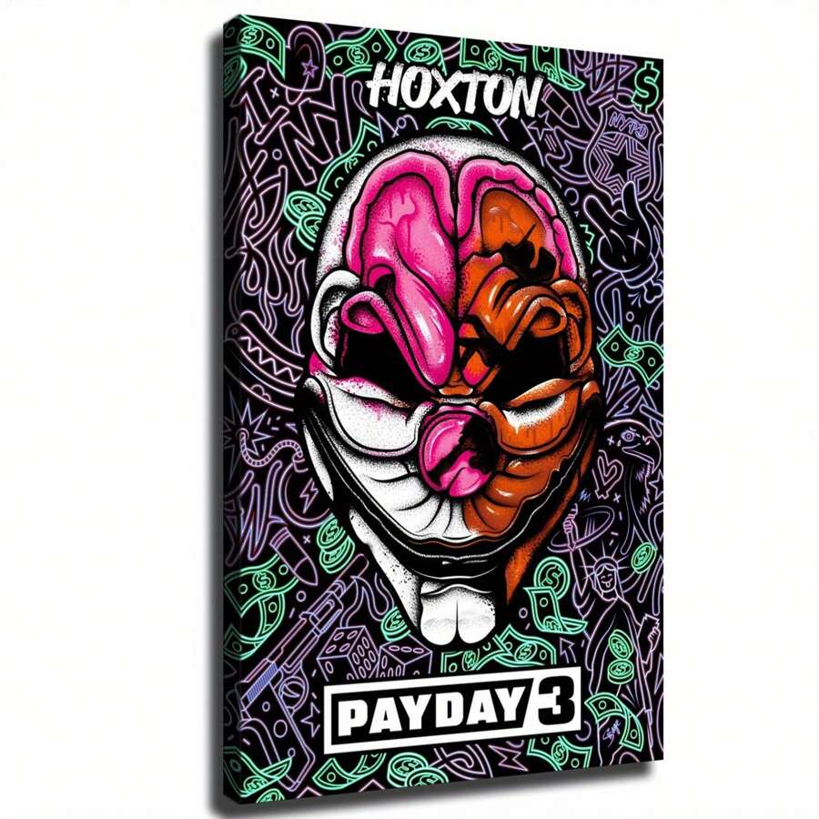 1 Pc Easter Poster Canvas Painting Home Room Decoration Wooden Framed Canvas Painting -  Thickness 2.25cm/0.9inch,Home Gift Decoration, Room Decoration Aesthetic, Wall Decoration Art, Perfect Gift, Autumn And Winter Wall Decoration, Living Room Decoration, Bedroom Decoration, Kitchen Decoration, Entry Decoration, Bathroom Decoration, Direct Wall Painting, High Quality Wall Painting Poster  Wooden Framed Canvas Painting -  Thickness 2.25cm/0.9inch,Home Gift Decoration, Room Decoration Aesthetic, Wall Decoration Art, Perfect Gift, Autumn And Winter Wall Decoration, Living Room Decoration, Bedroom Decoration, Kitchen Decoration, Entry Decoration, Bathroom Decoration, Direct Wall Painting, High Quality Wall Painting Poster - 黑色 - 查看 1