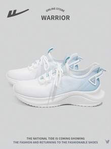 WARRIOR 1 Pair Women Lace Up Sneakers, Mesh Breathable Non-Slip Casual Lightweight Sport Shoes For Outdoor Workout Running