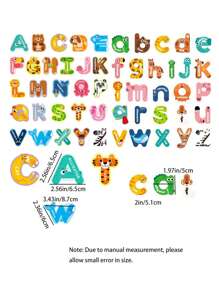 Letters Magnets Toys With Animal Pattern , Colorful ABC Magnetic 26 Letters Educational Toy Set For Kids , Preschool Learning Spelling , Fridge Stickers Toys ,Magnetic Kids ,Kid Magnet ,Magnetic Chess Game Magnetic Numbers,Letter Tiles,Magnetic Battle Chess Or Magnetic Chess Board,Magnets,Magnetic Tiles,Magnetic Blocks,Magnet Game,Magnets,Magnetic Tiles,Magnet Game,Magnetic Tiles,Magnetic Blocks,Magnetic Board Game,Kids Abc,Magnet Blocks,Magnet Alphabet,Magnetic Tiles Set,Magnetic Block