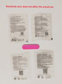 30 件可移除柔软粉蓝金色扎染猫眼法式美甲贴纸，欧式按压指甲