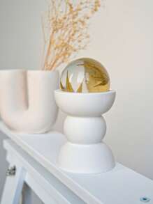 1 件半圆形几何烛台硅胶模具，欧式简约蜡烛罐模具，DIY 石膏混凝土铸造烛台，储物罐树脂模具，家居装饰 - Silicone Mold - 查看 7