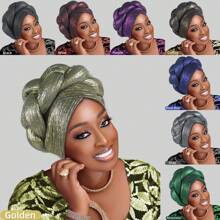 1pc Polyester Bandana Headwrap Cap, For African, Or Any Occasion, Suitable For All Seasons