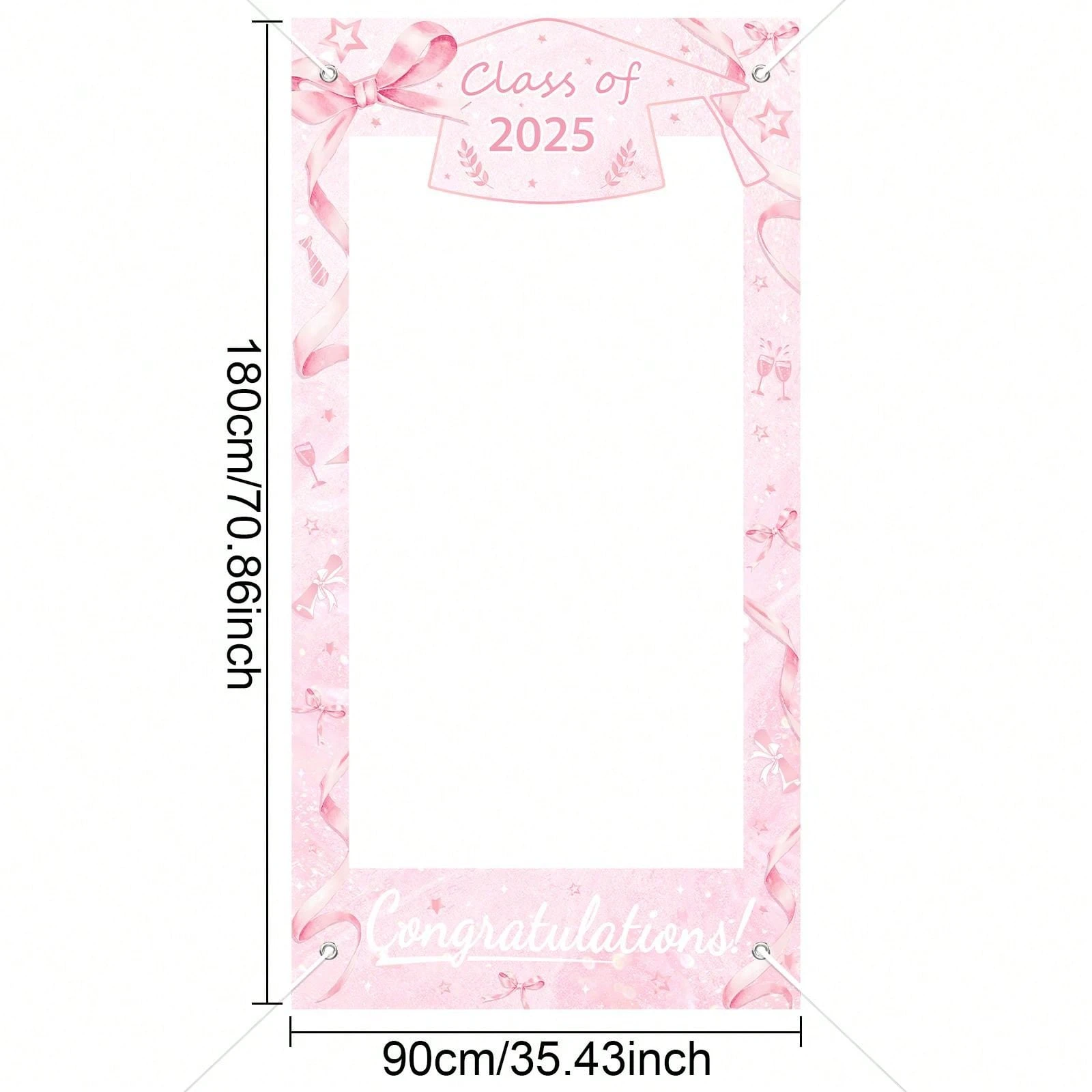 Kit Decorazioni Laurea 2025 - Cornice Gonfiabile Selfie E 21 Accessori Per Foto, Ideale Per Feste - Foto 2