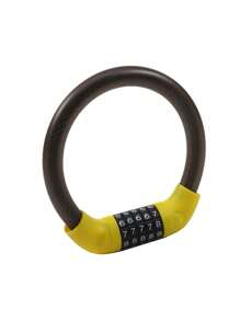 Bicycle Lock With Five-Digit Password For Anti-Theft, Electric Bike Lock With Steel Cable And Wire - Multicolor - View 12