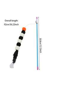 Interactive Cat Toy With Elastic Rope And Imitation Caterpillar Design - Promotes Exercise And Mental Stimulation For Cats