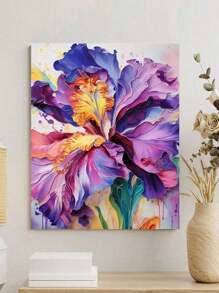 Beautiful Flower DIY Digital Oil Painting: Ignite Creative Life, Portray A Colorful World. DIY Digital Oil Painting, Embark On Your Artistic Journey And Reliable. Clear Numerical Identification, Even With No Painting Background, Anyone Can Easily Get Started, Everyone Can Become An Artist.