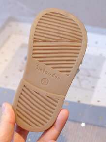Nouvelles sandales d'été 2025 1 paire avec nœud décoratif pour bébé/jeune fille, bout ouvert