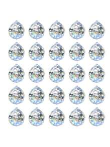 10pcs/50PCS Crystal Sun Catcher Pendants, Home Decoration Crystal Pendant Window Decoration Hanging Ornaments - Multicolor - View 7