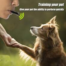 全新宠物训练响片套装，带彩色响片，训练响片适用于狗、猫、马、鸟、海豚、牛、山羊、兔子和其他宠物，宠物响片 + 口哨训练口哨带钥匙扣（浅蓝色、粉色、黑色）