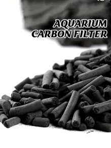 Premium Quality Activated Carbon Granules Filter Media With Mesh Bag, Suitable For Aquarium, Koi Pond, Canister Filter, Reef Filter, Pool Water Purification, Pond & Aquarium Filtration, And Air Adsorption, With Wide Contact Area To Enhance Cleaning Effect - Multicolor - View 1