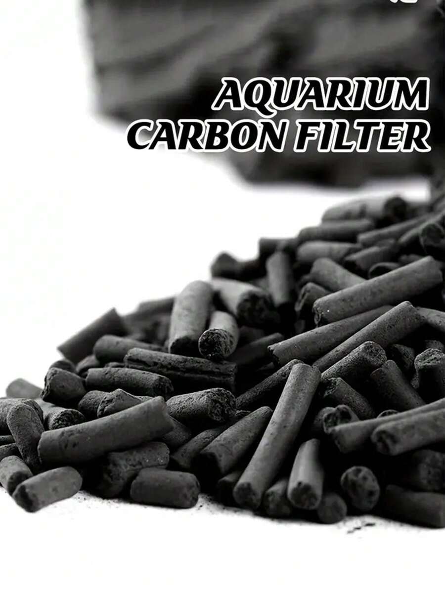 Premium Quality Activated Carbon Granules Filter Media With Mesh Bag, Suitable For Aquarium, Koi Pond, Canister Filter, Reef Filter, Pool Water Purification, Pond & Aquarium Filtration, And Air Adsorption, With Wide Contact Area To Enhance Cleaning Effect - Multicolor - View 1