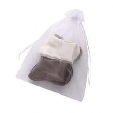 10/50/100pcs White Gift Packaging Bags, White Organza Candy Bags For Dinner Table, Various Festival Party Packaging Supplies, Holiday Home Goods, Wedding Party Gift Packaging