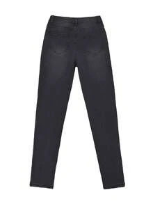 Pantalones vaqueros de talle alto de color azul claro con estilo Y2K, de longitud corta, ajuste ceñido para realzar la figura, adecuados para primavera y verano, vacaciones, festivales, vaquera, vaqueros, pantalones, salir, pantalones vaqueros de mujer, vaquera, vaqueros de mujer, curva