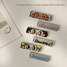 Ultra-Thin Cell Phone Holder, Vertical And Horizontal Aluminum Phone Stand For Desk,Adjustable Mini Alloy Phone Kickstand Portable Foldable Phone Stand Adjustable Angle For Mobile Phone Tablet Universal Model