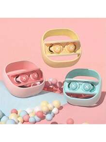 Wiederverwendbare Silikon Schlaf Ohrstöpsel - Super Geräuschunterdrückung, ideal für Studenten & Wohnheime, Schnarchen Blocker Ohrstöpsel zum Schlafen Ohrstöpsel Geräuschblockierung Schlaf "Gelassenheit" wiederverwendbare Silikon Schlaf Ohrstöpsel - Super Geräuschreduzierungseffekt Tasche für Schule Schul Zubehör Schulsachen